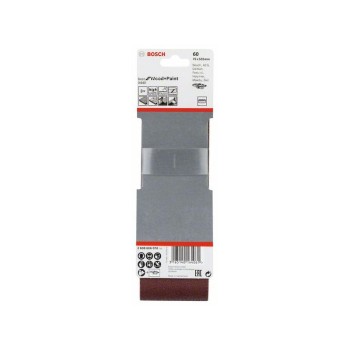 BOSCH Csiszolószalag 75 x 533 mm / P60 (3 db)