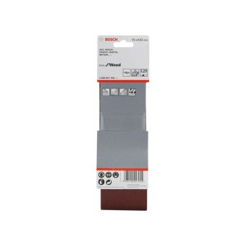BOSCH Csiszolószalag 75 x 533 mm / P120 (3 db)