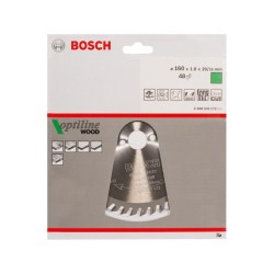 BOSCH Fűrésztárcsa fához 160 x 20/16 x 1,8 mm / 48T Optiline Wood ATB BOSCH Fűrésztárcsa fához 160 x 20/16 x 1,8 mm / 48T Optiline Wood ATB