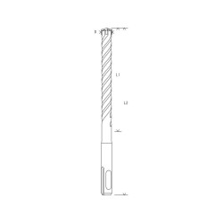 BOSCH 5X Kőzetfúró 11,0 x 210/150 mm négyélű SDS-Plus BOSCH 5X Kőzetfúró 11,0 x 210/150 mm négyélű SDS-Plus