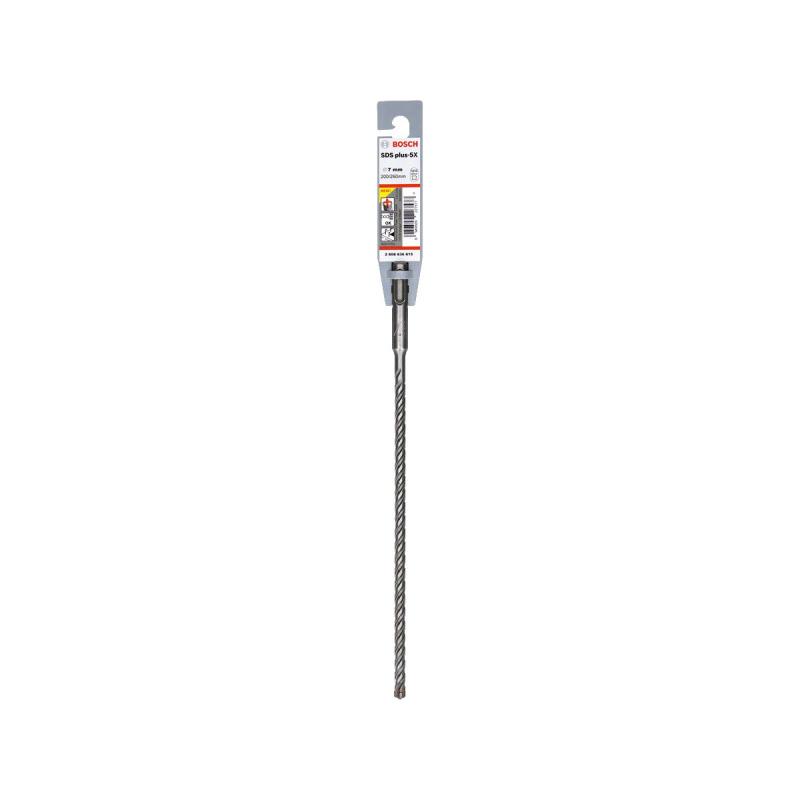 BOSCH 5X Kőzetfúró 7 x 260/200 mm négyélű SDS-Plus