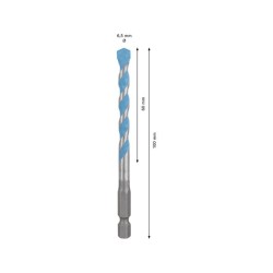 BOSCH EXPERT HEX-9 Multiconstruction fúrószár 6,5 x 60/100 mm 1/4'' bitbefogással BOSCH EXPERT HEX-9 Multiconstruction fúrószár 6,5 x 60/100 mm 1/4'' bitbefogással