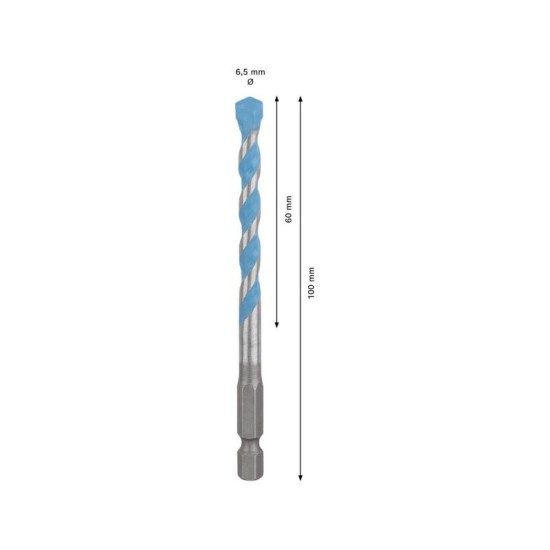 BOSCH EXPERT HEX-9 Multiconstruction fúrószár 6,5 x 60/100 mm 1/4'' bitbefogással