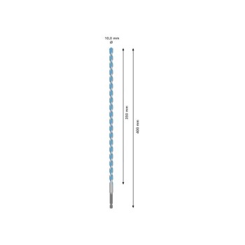 BOSCH EXPERT HEX-9 Multiconstruction fúrószár 10,0 x 350/400 mm 1/4'' bitbefogással