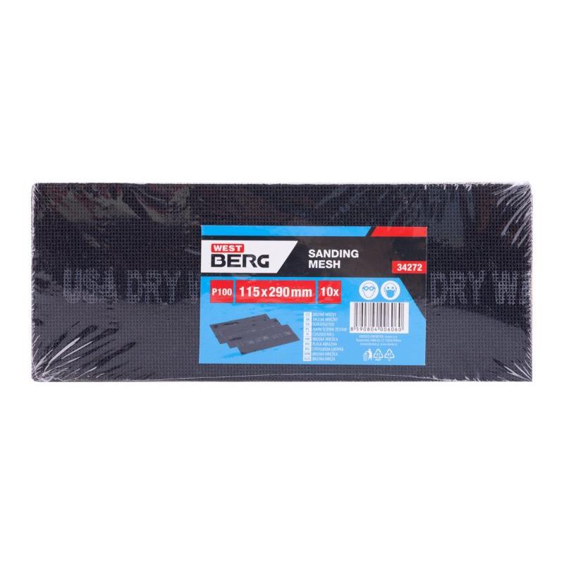 Csiszolótuskó rács 115 x 290 mm P100 (10 db)