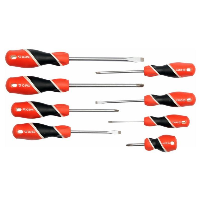 YATO Csavarhúzó készlet 8 részes mágneses S2 (YT-25966)