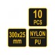 VOREL Tépőzár szalag 300 mm (10 db)
