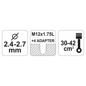 FLO Fűkasza damilfej 2,4-2,7 mm