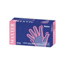 MAXTER Egyszer használatos nitril vizsgálókesztyű púdermentes (200 db/doboz) S MAXTER Egyszer használatos nitril vizsgálókesztyű púdermentes (200 db/doboz) S