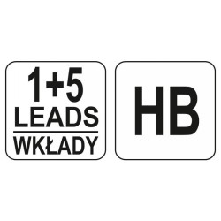 YATO Ácsceruza tölthető + 5db betét (YT-69281)