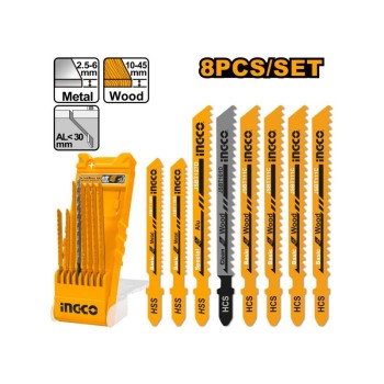 INGCO Dekopírfűrészlap készlet (8 db) INGCO Dekopírfűrészlap készlet (8 db)