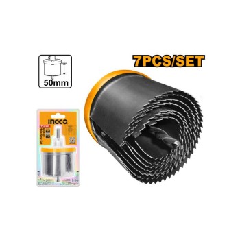 INGCO Körkivágó készlet 7 részes 26-63 mm INGCO Körkivágó készlet 7 részes 26-63 mm