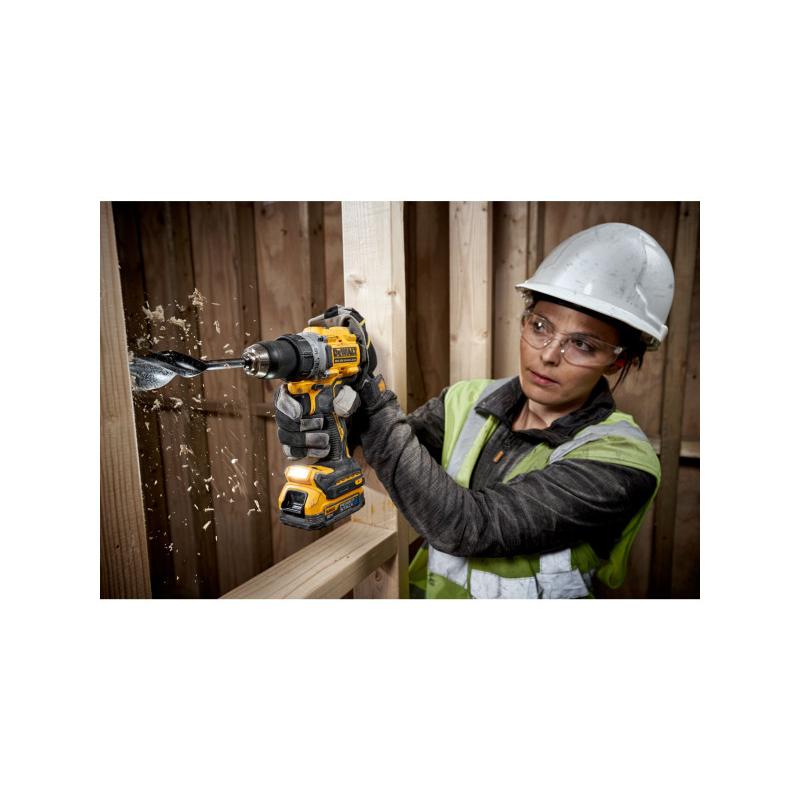 DEWALT Akkus fúrócsavarozó 18 V szénkefe nélküli (2 x 1,7 Ah akku + töltő + TSTAK) DCD800E2T DEWALT Akkus fúrócsavarozó 18 V szénkefe nélküli (2 x 1,7 Ah akku + töltő + TSTAK) DCD800E2T