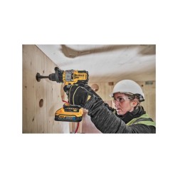 DEWALT Akkus ütvefúró-csavarozó 18-54 V szénkefe n. 126 Nm (2 x 5,0 Ah akku + töltő + TSTAK)