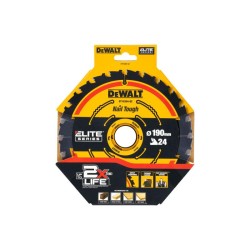 DEWALT EXTREME Fűrésztárcsa fához 190 x 30 x 1,65 mm / 24T