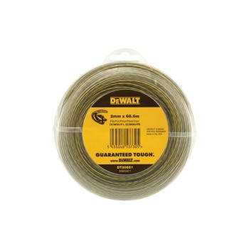 DEWALT Fűnyíró damil 2,0 mm x 68,8 m csavart
