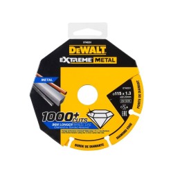 DEWALT EXTREME METAL Gyémánt vágókorong fémre 115 x 1,3  x 22,2 mm (fém/alu/inox)