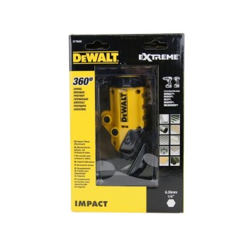 DEWALT Lemezvágó adapter 360°-ban forgatható fejjel akkus gépekhez 1/4'' befogással DEWALT Lemezvágó adapter 360°-ban forgatható fejjel akkus gépekhez 1/4'' befogással