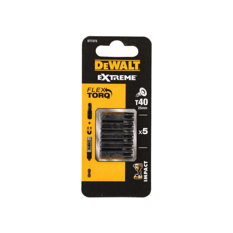 DEWALT Flex Torq Bithegy T40 x 25 mm (5 db)