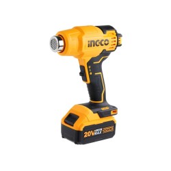 INGCO Akkus hőlégfúvó 550°C 20 V (1 x 4,0 Ah akku + töltő)