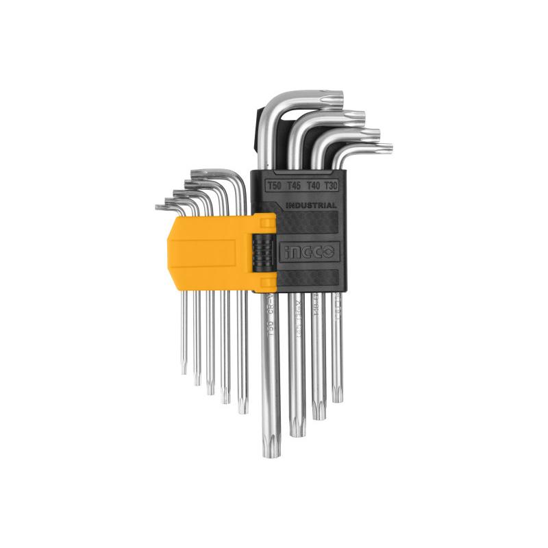 INGCO Torx kulcs készlet 9 részes T10-T50 S2