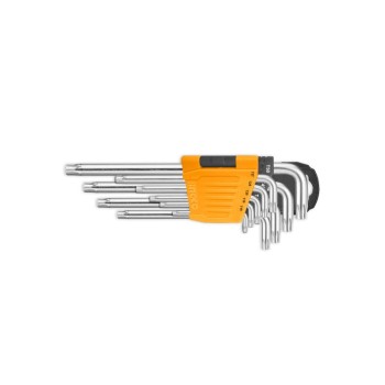 INGCO Hosszú torx kulcs készlet 9 részes T10-T50 S2