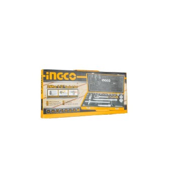 INGCO Dugókulcs készlet 24 részes 1/2'' 10-32 mm CrV