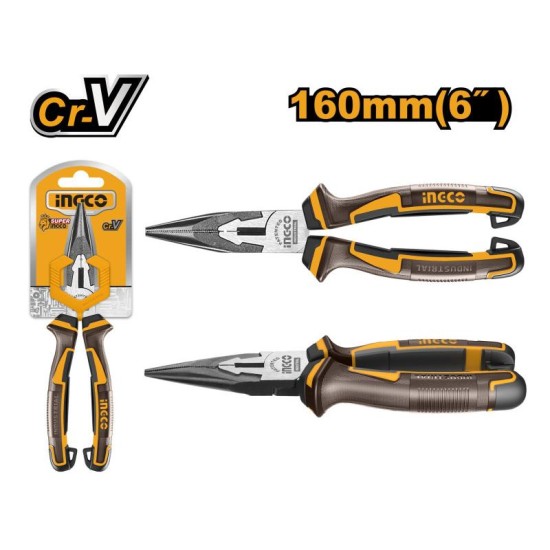 INGCO Hosszúcsőrű fogó 160 mm CrV INGCO Hosszúcsőrű fogó 160 mm CrV