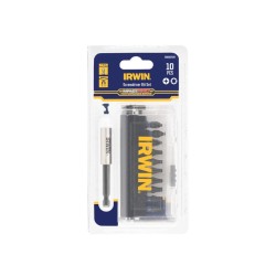 IRWIN Impact Pro Bithegy készlet 10 részes 25 mm (3 x PZ2, 4 x T20, 3 x T25) + bithegy-tartó