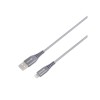 SKROSS Steel Line USB töltő és adat kábel 2 m (lightning)