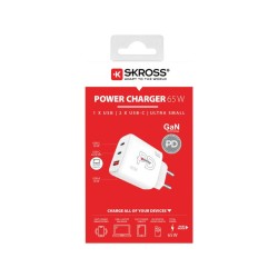 SKROSS GaN Gyorstöltő 65 W PD 2 x USB-C SKROSS GaN Gyorstöltő 65 W PD 2 x USB-C