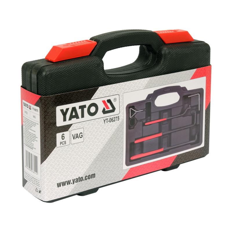 YATO Vezérműszíj és feszítőgörgő kulcs készlet 6 részes (VW, Audi) YATO Vezérműszíj és feszítőgörgő kulcs készlet 6 részes (VW, Audi)