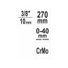 YATO Szorítóbilincs fogó 3/8'' 270 mm 0-40 mm CrmO