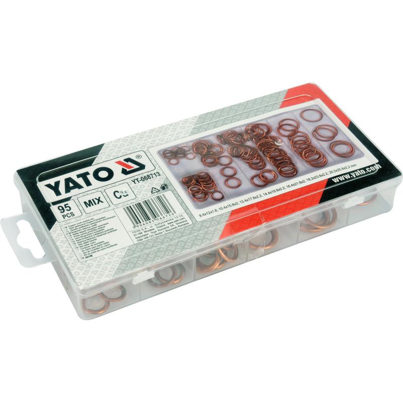 YATO Réz O-gyűrű készlet 95 részes