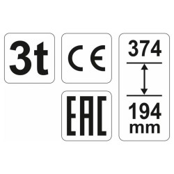 YATO Hidraulikus emelő 3t (YT-17001) YATO Hidraulikus emelő 3t (YT-17001)