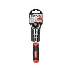 YATO Racsnis hajtószár 1/4'' 145 mm 72T forgó fejes CrV YATO Racsnis hajtószár 1/4'' 145 mm 72T forgó fejes CrV