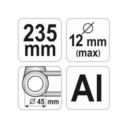 YATO Fékcsőhajlító 235 mm max 12 mm YATO Fékcsőhajlító 235 mm max 12 mm