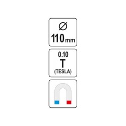 YATO Mégneses csavargyűjtő tál 110 mm YATO Mégneses csavargyűjtő tál 110 mm