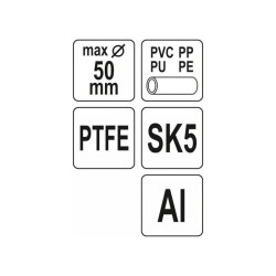 YATO Csővágó olló 50 mm PVC YATO Csővágó olló 50 mm PVC