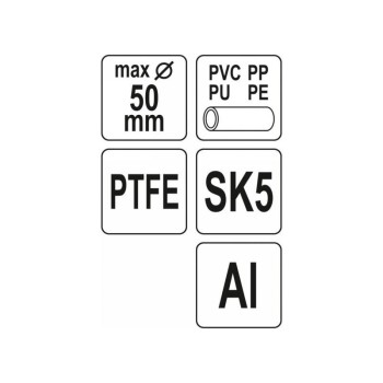 YATO Csővágó olló 50 mm PVC YATO Csővágó olló 50 mm PVC