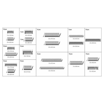 YATO Rugó készlet 200 db (YT-06875) YATO Rugó készlet 200 db (YT-06875)