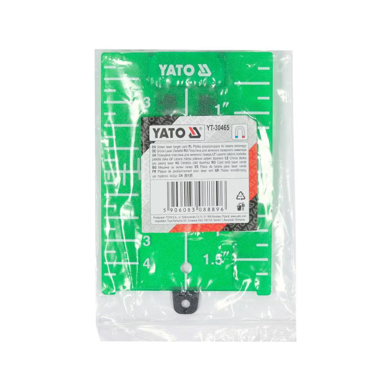 YATO Lézer céltábla zöld mágneses