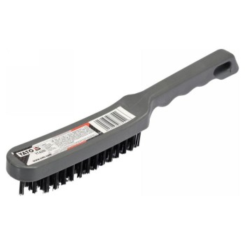 YATO Drótkefe 5 soros műanyag nyéllel