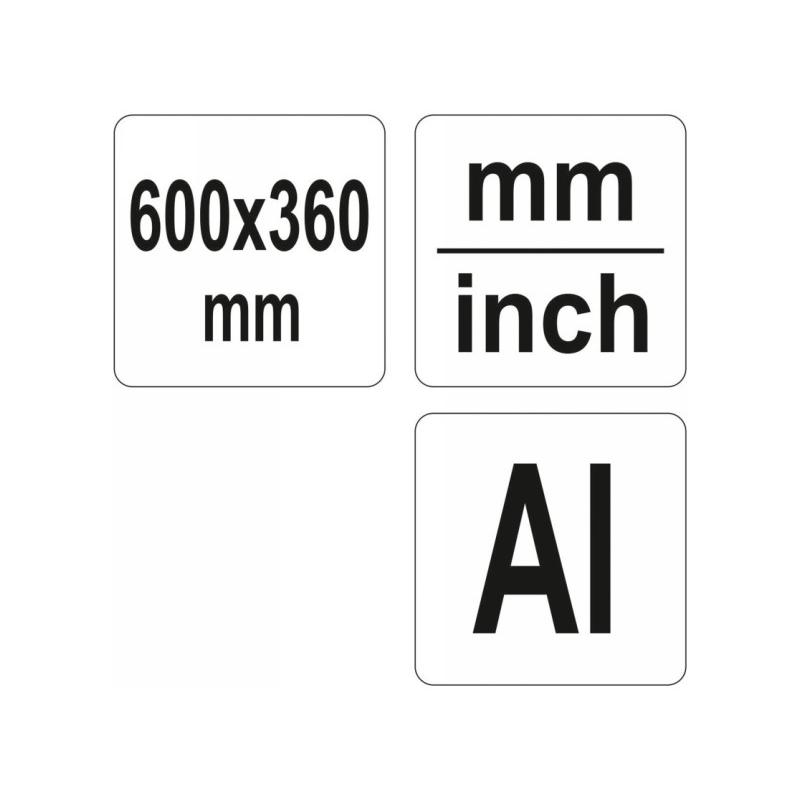 YATO Állítható T-derékszög 600 x 360 mm YATO Állítható T-derékszög 600 x 360 mm