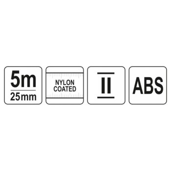 YATO Mérőszalag 5 m x 25 mm