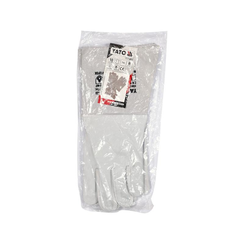 YATO Munkavédelmi hegesztő kesztyű 10-es bőr