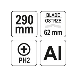 YATO Festékkaparó 62 mm YATO Festékkaparó 62 mm