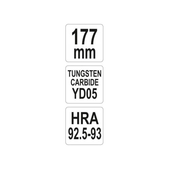YATO Üvegvágó olajzós 177 mm YATO Üvegvágó olajzós 177 mm