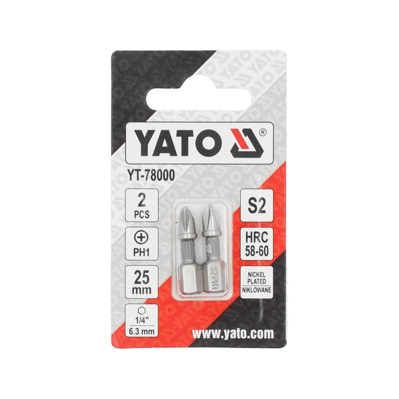 YATO Bithegy PH1 x 25 mm (2 db) YATO Bithegy PH1 x 25 mm (2 db)