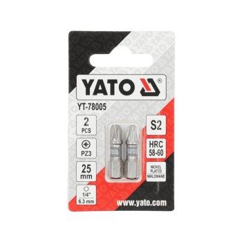 YATO Bithegy PZ3 x 25 mm (2 db) YATO Bithegy PZ3 x 25 mm (2 db)